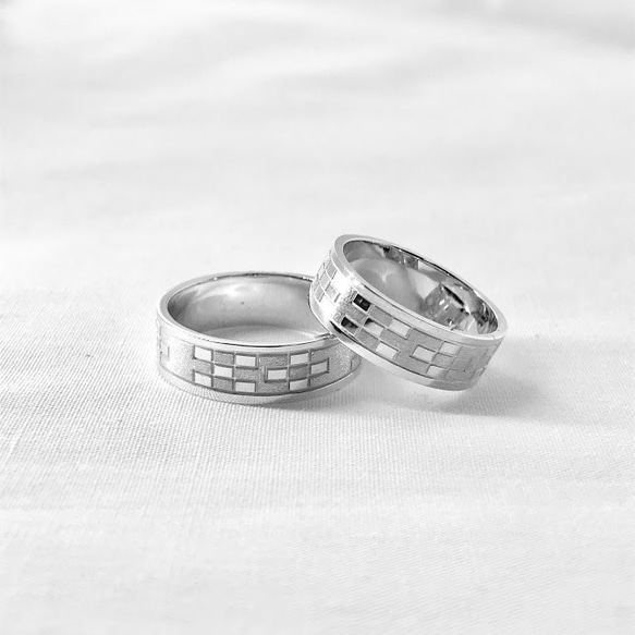 ～Okinawa Jewelry～ミンサー指輪“チュイシージ”助け合い【SILVER925】 3枚目の画像
