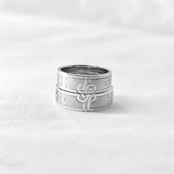 ～Okinawa Jewelry～ミンサー指輪“チュイシージ”助け合い【SILVER925】 5枚目の画像