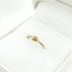 ～Okinawa Jewelry～ 小むすびピンキーリング ♡沖縄縁起物指輪♡ 4枚目の画像