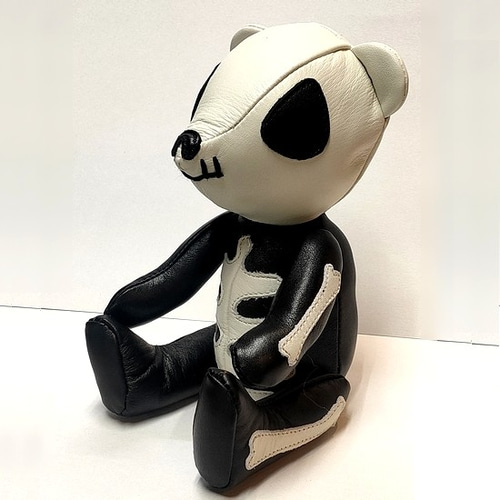 カラーオーダー可 本革 ぬいぐるみ テディベア スカルベア カラーオーダー可 本革 ぬいぐるみ テディベア スカルベア