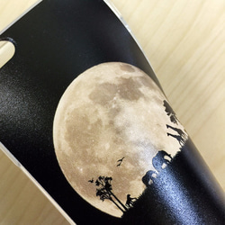 iphone13 ケース TPUソフトカバー THE MOON 月 宇宙 スマホケース 4枚目の画像