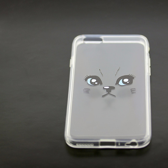 iphone13 ケース キリっとねこ TPU ソフトカバー ネコ ねこ 猫 スマホケース 4枚目の画像