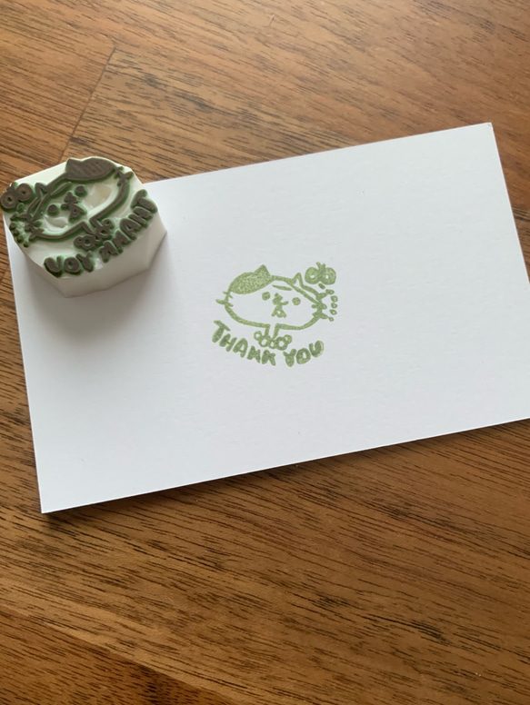 【数々のアワードを受賞】 消しゴムはんこ＊THANK YOU・ねこ はんこ・スタンプ CHiiRi 通販 文房具・ステーショナリー