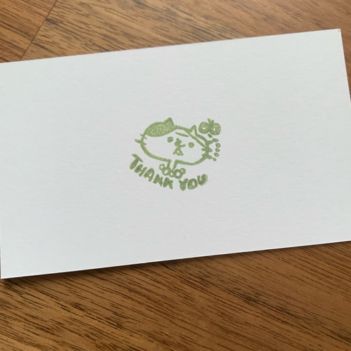 消しゴムはんこ　thank you✿犬と子猫 高価ハンドメイド・手芸 - 消しゴムはんこ thank you✿犬と子猫