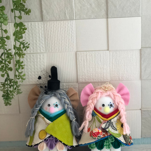 2点セット】10-14cm ぬいぐるみ用 ぬい服 着ぐるみ うさぎ