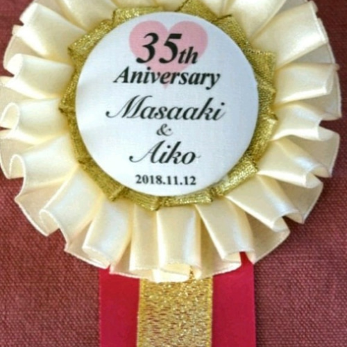 結婚記念日ロゼット その他アクセサリー Honey rosette♥️ 通販