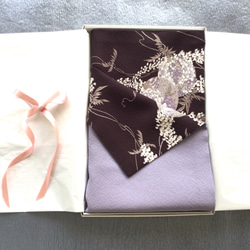 紫色の競演　粋な源氏香と雅な藤の花房　 10枚目の画像