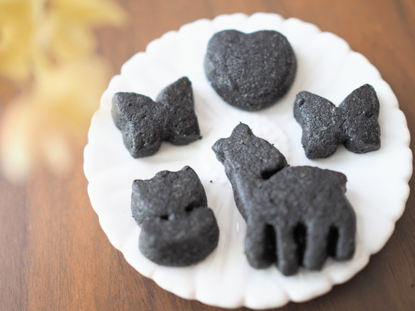 creema限定【送料無料】『米粉☆腸活☆クッキー』~活性炭入りスイーツ~、ギフト 3枚目の画像