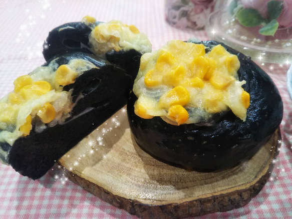 creema限定【送料無料】冷凍便『腸活☆パンセット』6個入り~活性炭入りパン~ パンギフト 4枚目の画像