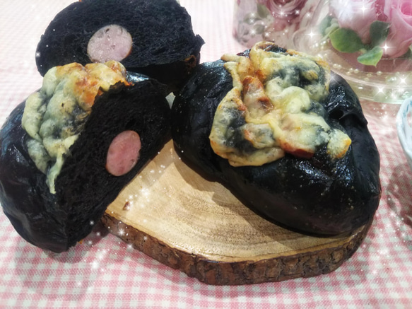 creema限定【送料無料】冷凍便『腸活☆パンセット』6個入り~活性炭入りパン~ パンギフト 5枚目の画像