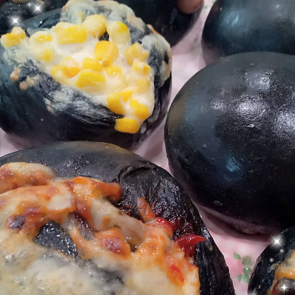 creema限定【送料無料】冷凍便『腸活☆パンセット』6個入り~活性炭入りパン~ パンギフト 6枚目の画像