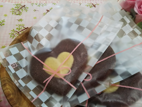 【Creema限定  送料無料】『くま&ハート』クッキーギフトセット。スイーツギフト、お歳暮 5枚目の画像