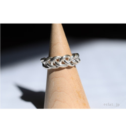 knitting silver925 ring (L) 2枚目の画像