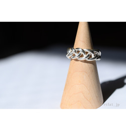 knitting silver925 ring (L) 4枚目の画像