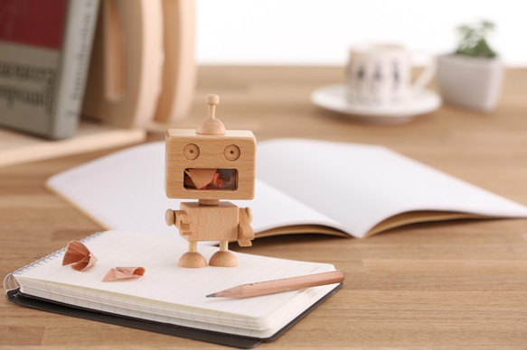エンピツカジリ ピンク 鉛筆けずり ロボット 当時 レトロ トミー 鉛筆削り 80年代の未来風ロボットなのに鉛筆を齧って削る「エンピツカジリ