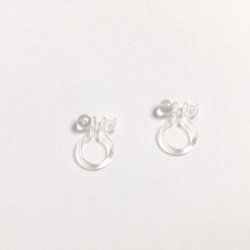 シルバー //輝く//小さい丸つちめパールピアス/イヤリング【日日 hibi jewellery】 5枚目の画像