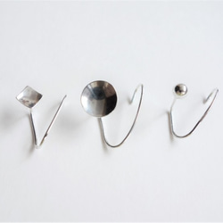 925純銀 個性歐美風 小銀珠耳骨夾耳環/耳窩(單一只)【日日 hibi jewellery】 第4張的照片