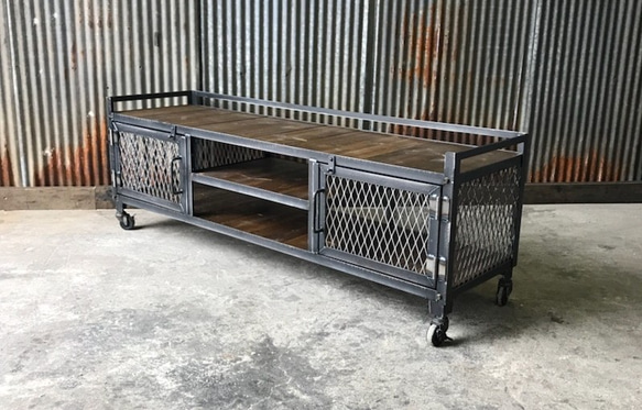 【しー】インダストリアルブランチ【テレビボード（展示品）】アイアン家具 しー】インダストリアルブランチ【テレビボード（展示品