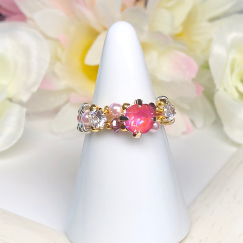 Princess〜ロータスピンクディライト〜【スワロフスキー ビジューと