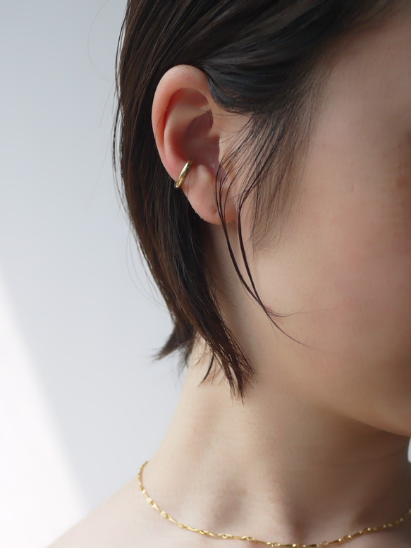 18KGP＊ear cuff "fit"(2.5ｍｍ) 3枚目の画像