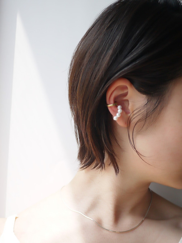 18KGP＊ear cuff "fit"(2.5ｍｍ) 5枚目の画像