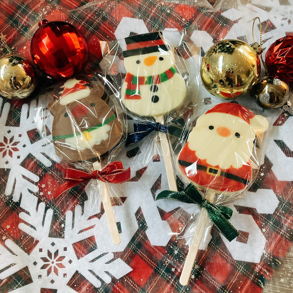 デコチョコクッキー☆ロリポップ(クリスマス) 2枚目の画像