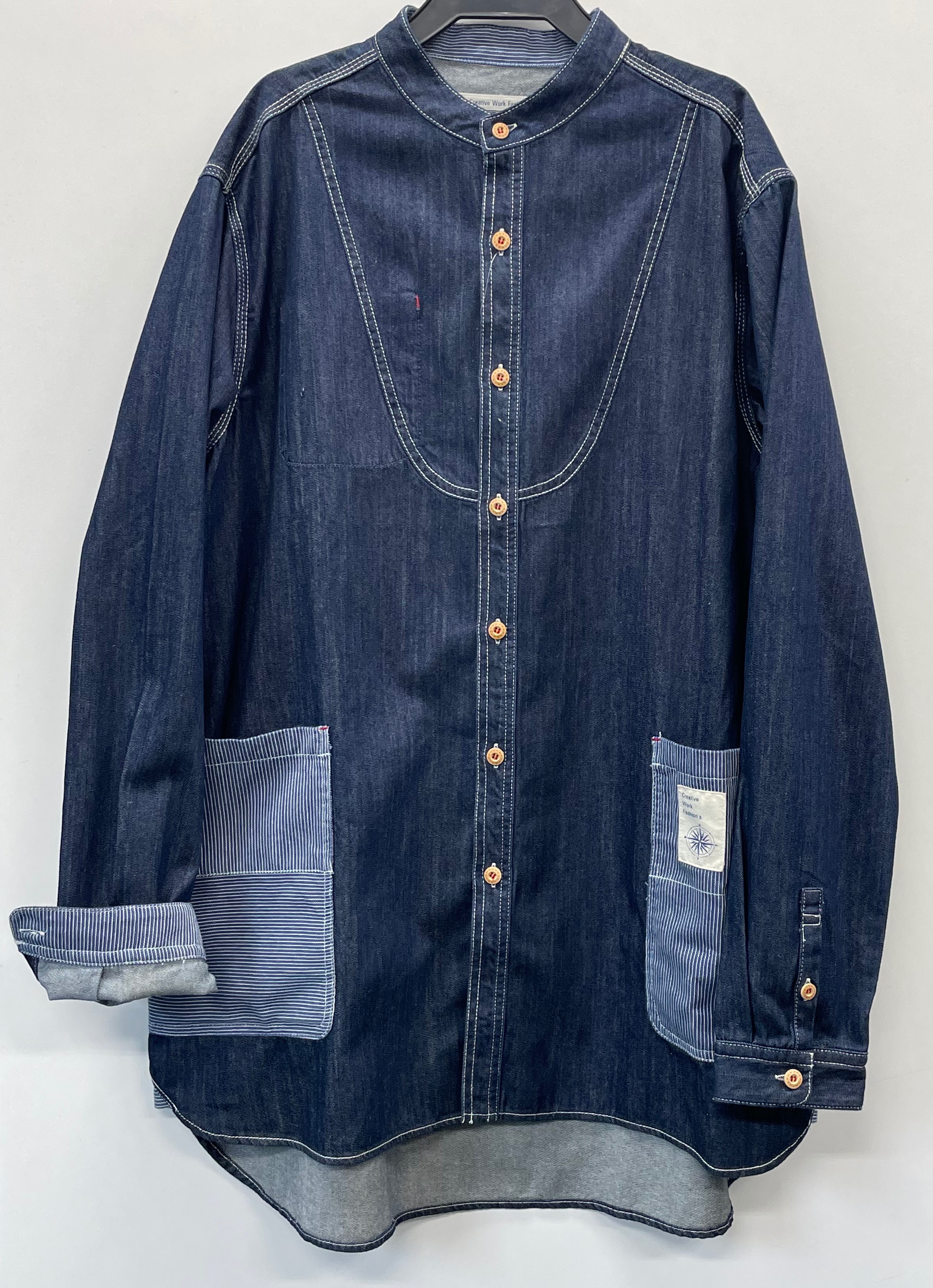 ＜今だけ50％OFF!＞定番アイテム　CWF着るカバンシリーズ　デニムシャツ