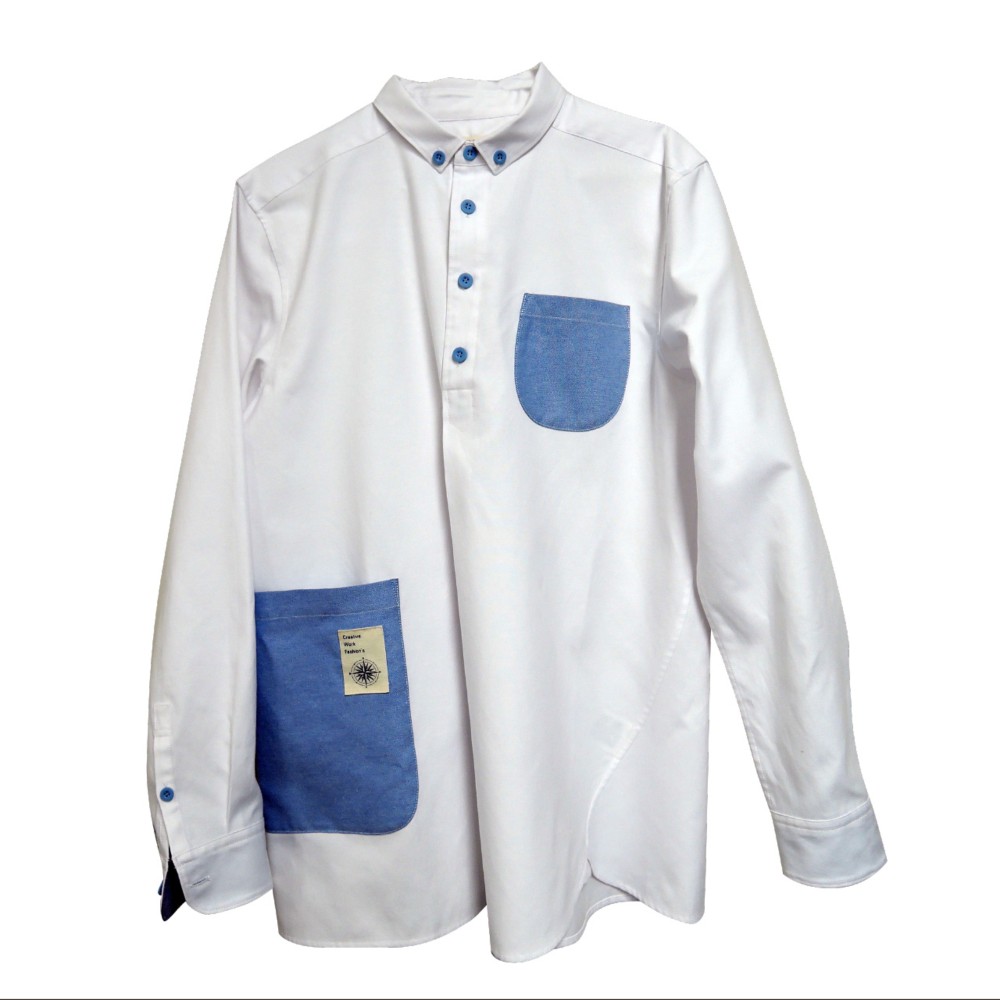 ＜今だけ50％OFF!＞定番アイテム　CWF着るカバンシリーズ　ボタンダウンプルオーバー 4,428円