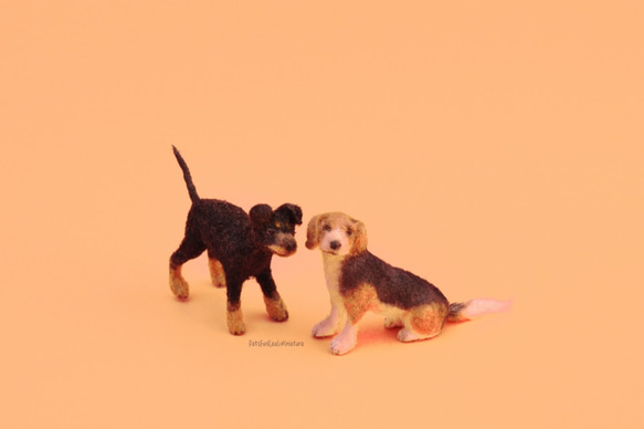 [スポット] 1:12 シミュレーション ミニチュア ドール ハウス ペットの短毛犬の純粋な手作り作品 --- マップ カスタム 1枚目の画像