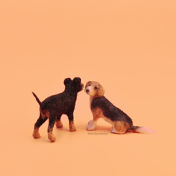 [スポット] 1:12 シミュレーション ミニチュア ドール ハウス ペットの短毛犬の純粋な手作り作品 --- マップ カスタム 2枚目の画像