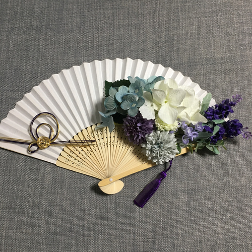 結婚式 和装 前撮り 扇子プロップス セット ブーケ Ranunculus bouquet