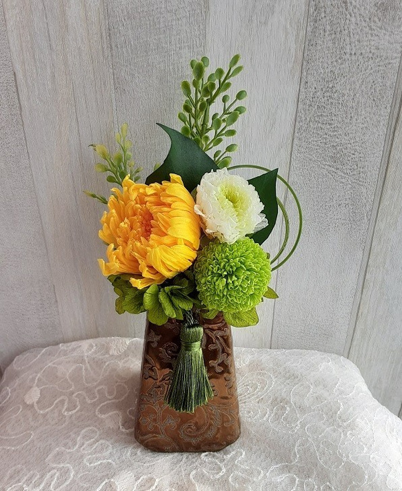 プリザーブドフラワーの仏花～琴音～ プリザーブドフラワー Atelier