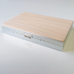 【無垢材】栗木材のカードケース（ブナ材） 5枚目の画像
