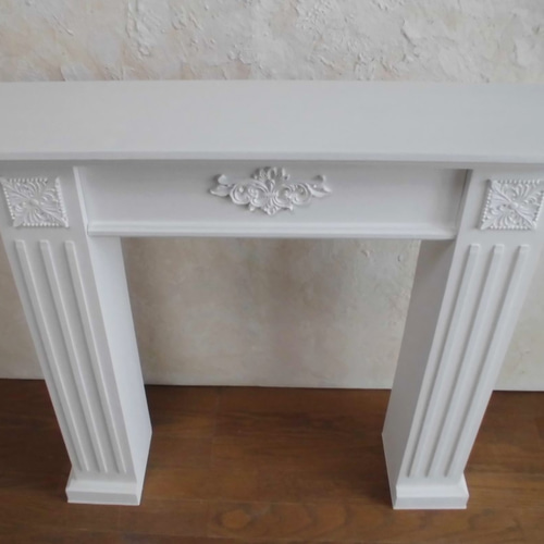 マントルピース飾り棚W80H80D20 2型 ホワイト3色 組立タイプ 棚