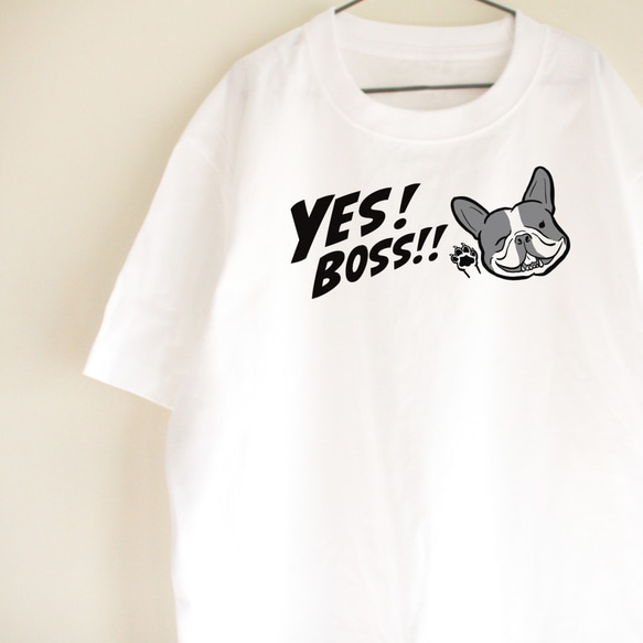 YES!BOSS　Tシャツ　ロゴT　お出かけ T　親子コーデ　 1枚目の画像