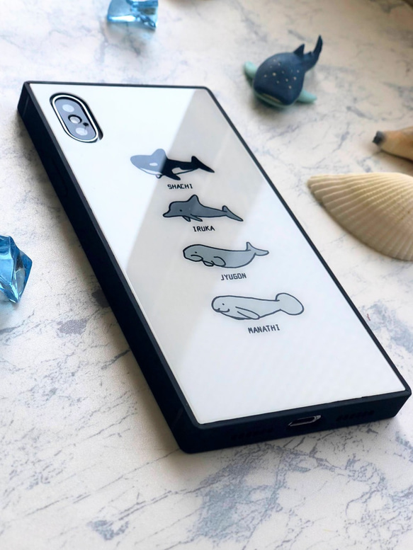 【iPhone】海の生き物たち　シャチ・イルカ・ジュゴン・マナティ 2枚目の画像