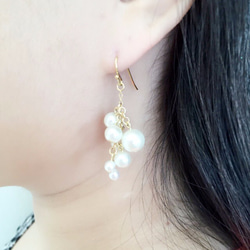 ❅Bon-Bon White Pearl Pierce❅ -155- 2枚目の画像