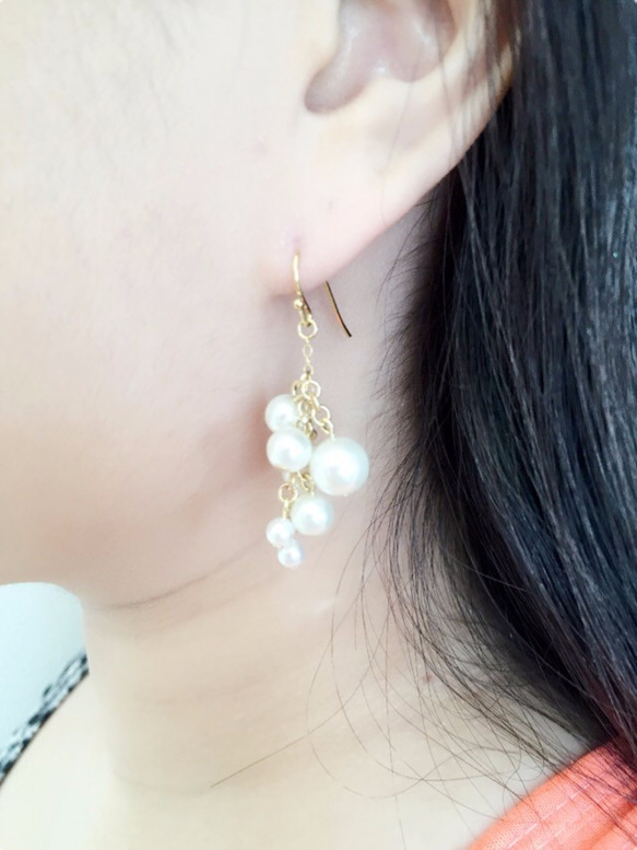 ❅Bon-Bon White Pearl Pierce❅ -155- 2枚目の画像