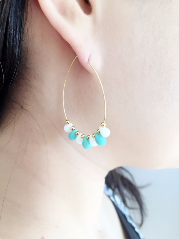 ❅クリアカラー Hoop Pierce❅ -203- 2枚目の画像