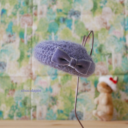 gouk雅　うさぎモチーフベレー帽 8d6c4bd0338884068e45051bf7d9a5