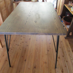 栗のダイニングテーブル　１５００×８００　H７１０ 2枚目の画像