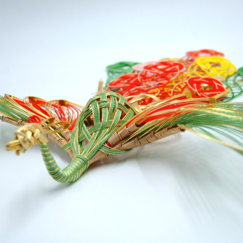 水引お正月飾りH08鳳凰（ホーオー）/しめ飾り/縁起物/開運/年越し