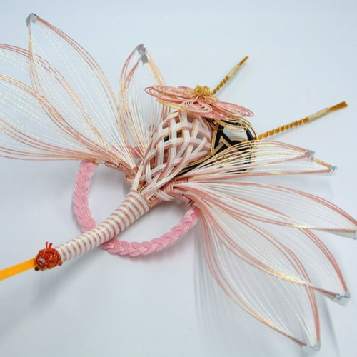 水引お正月飾り71DP/豪華な鶴/長寿の象徴/縁起物 しめ縄・しめ飾り