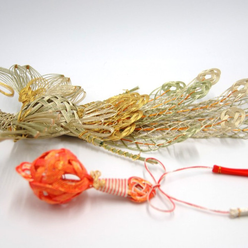 愛と幸せを運ぶホーオー！水引お正月飾り123SS 鳳凰&小槌セット