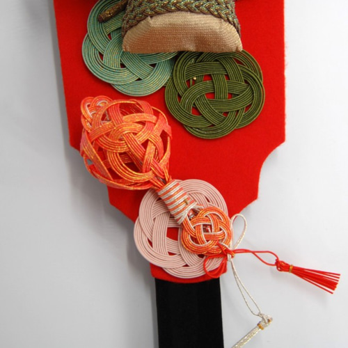 水引お正月飾り[32DR1] 豪華な羽子板(大)羅漢松 しめ縄・しめ飾り 盆栽