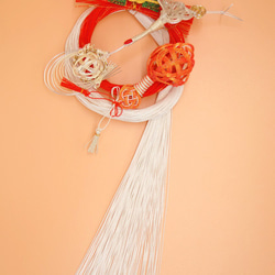 水引風水お正月飾り148AP鶴亀/しめ縄/しめ飾り/縁起物 しめ縄