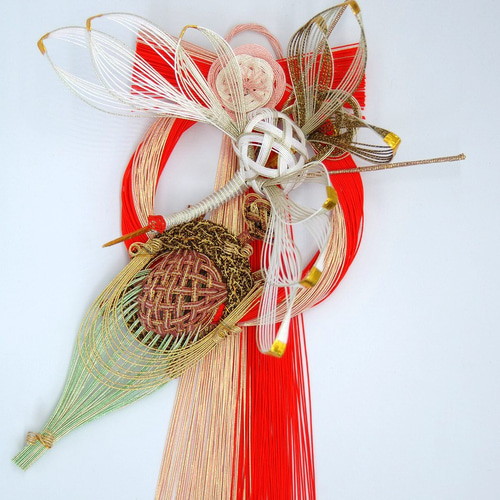 水引お正月飾り157AR鶴亀/長寿の象徴/しめ縄/しめ飾り/縁起物/ギフト