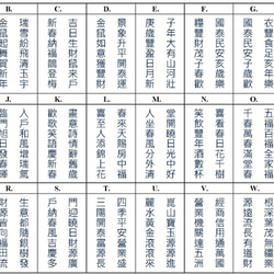 【手寫春聯】七字對聯(萬年紅灑金宣紙) 第4張的照片