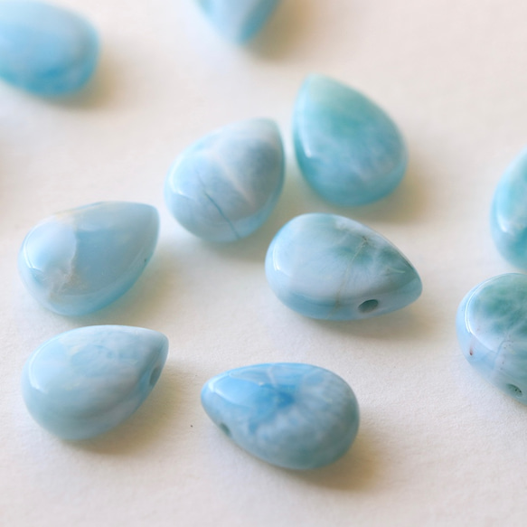 Caribbean Jewels Larimar 14Kgf 耳環/耳環 --Caribbean Jewels-- 第5張的照片