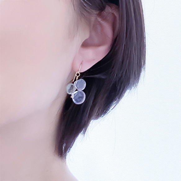 HANASAKI MIX STONE PERCING/EARRINGS 14kgf --鮮花盛開-- 第5張的照片